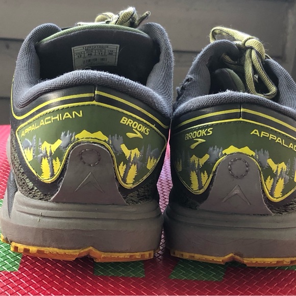 Brooks 1102721D310 Appalachian Men’s Grey Lime Athletic Runing Shoes Size 12D - Picture 5 of 11